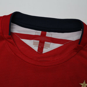 2004/06 Gerrard #4 England Vintage Umbro Away Football Shirt (L) EURO 2004