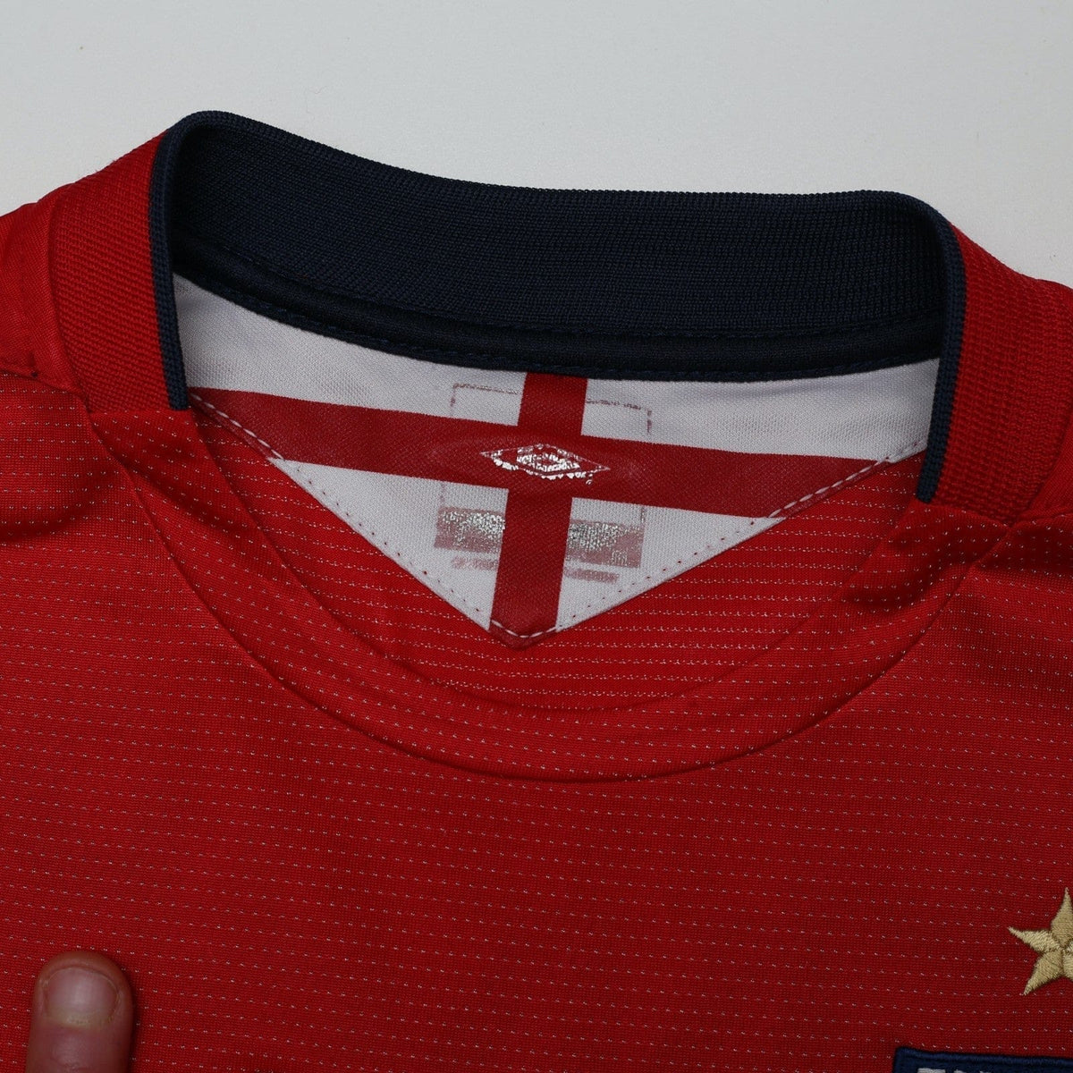 2004/06 Gerrard #4 England Vintage Umbro Away Football Shirt (M) EURO 2004