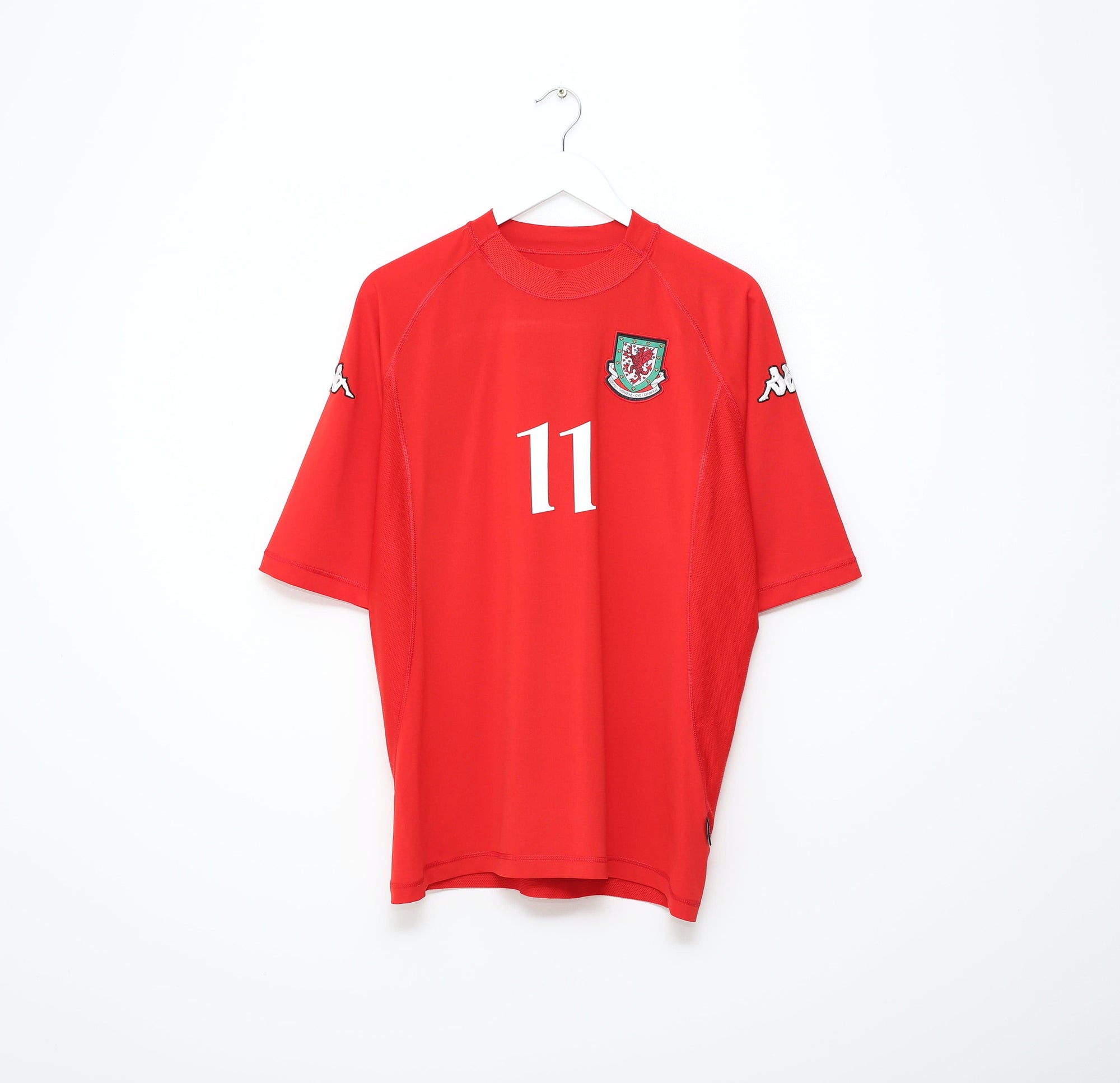 2004/06 GIGGS #11 Wales Vintage KAPPA Home Football Shirt Jersey (L/XXL)