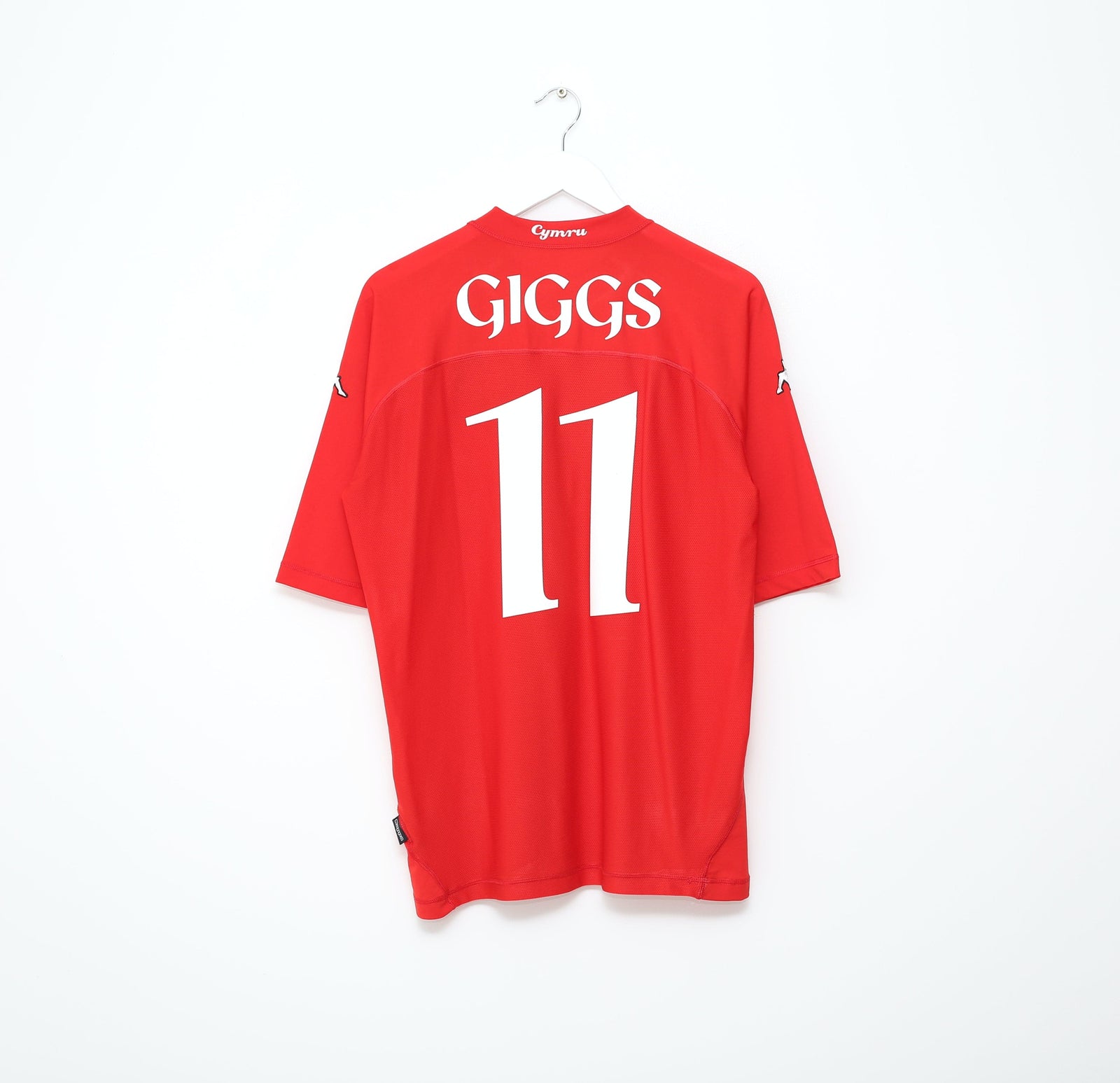 2004/06 GIGGS #11 Wales Vintage KAPPA Home Football Shirt Jersey (L/XXL)
