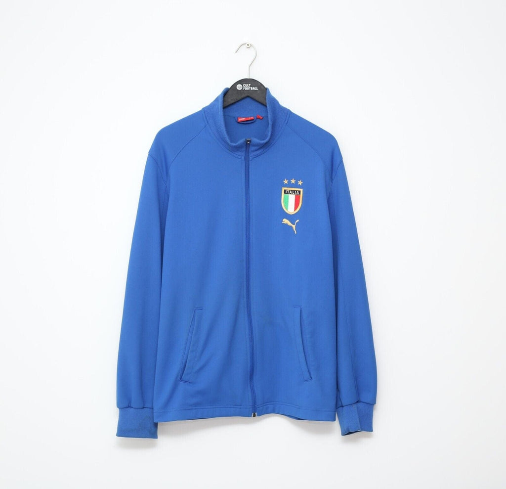 regering Blauw ramp 2004/06 ITALY Vintage Kappa Football Track Top Jacket (XL) Maldini Tot -  Football Shirt Collective