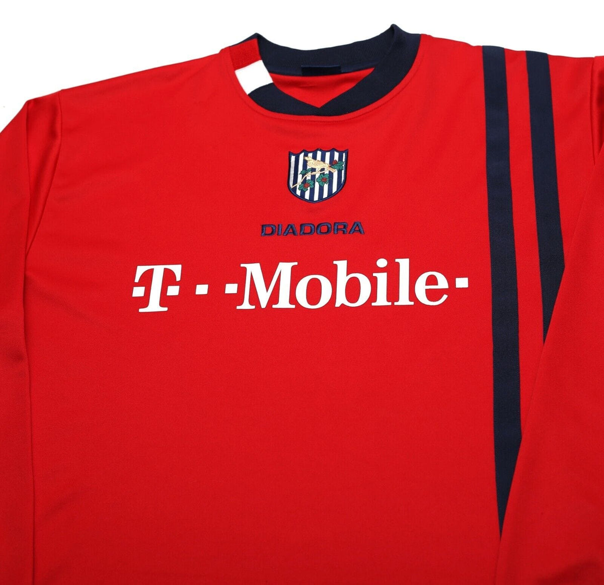 2004/06 KANU #25 West Brom Vintage Diadora LS Away Football Shirt (XL)