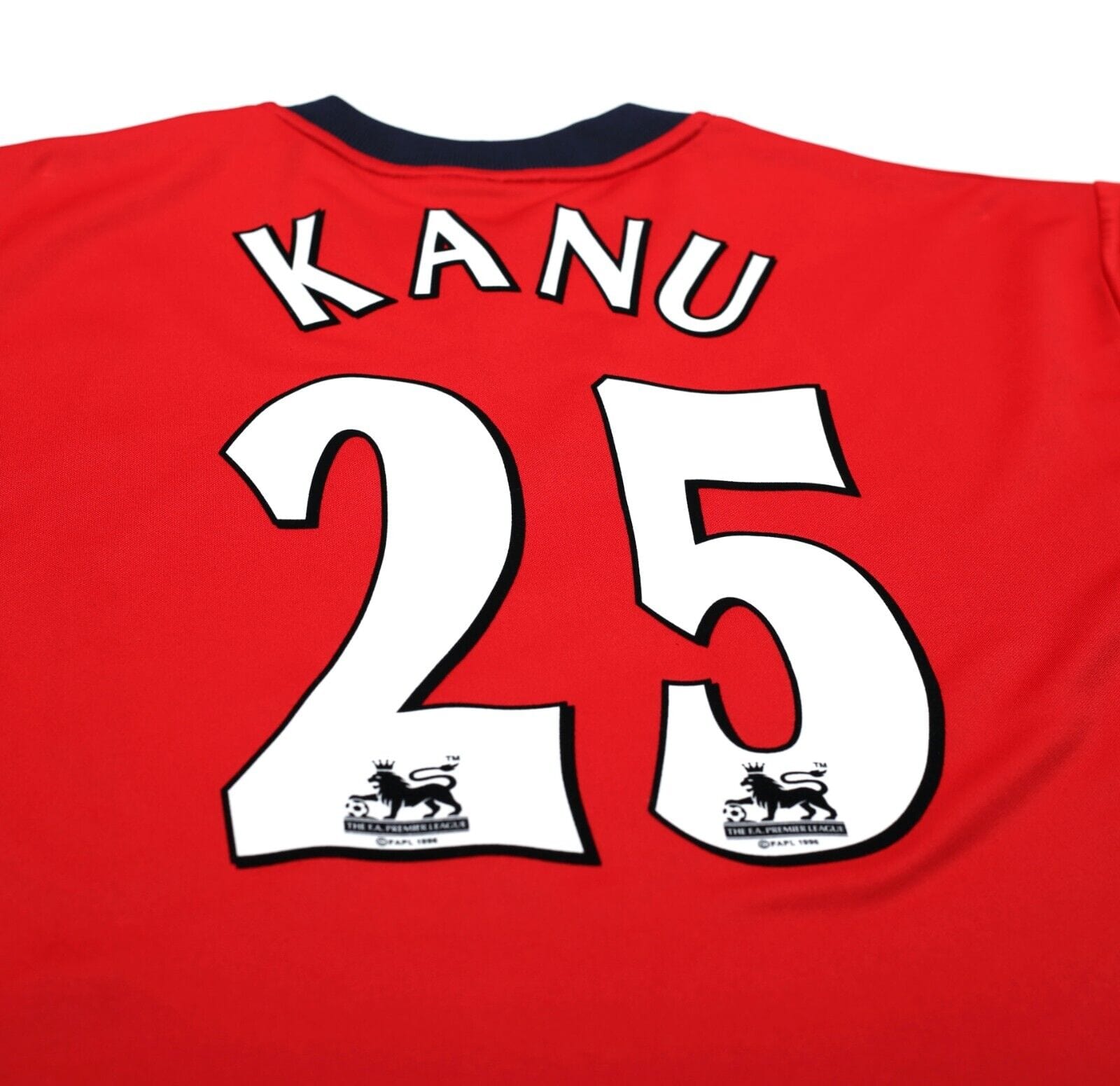 2004/06 KANU #25 West Brom Vintage Diadora LS Away Football Shirt (XL)