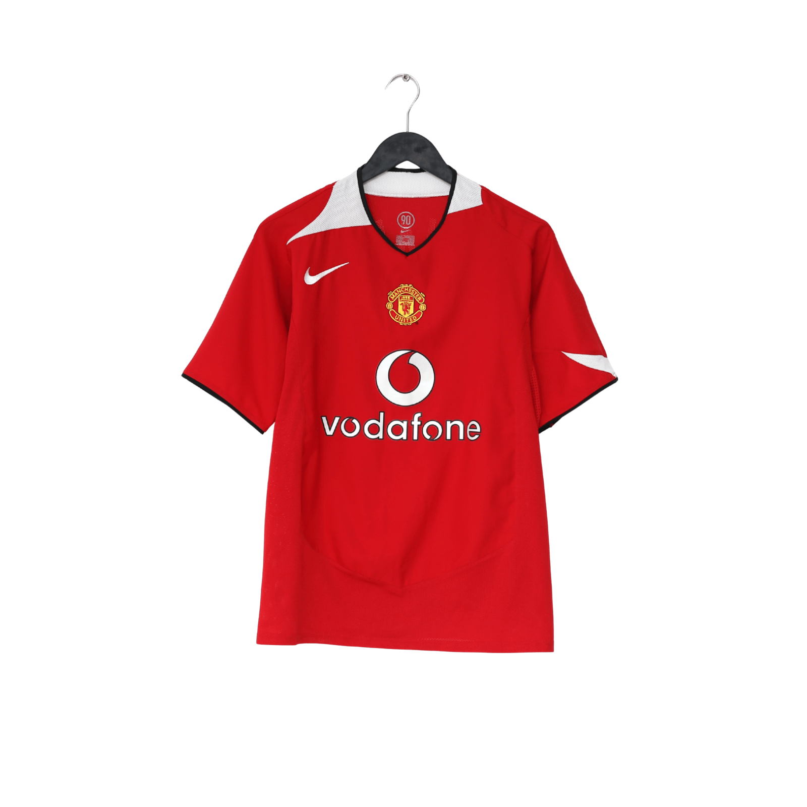 2004/06 RONALDO #7 Manchester United Vintage Nike Home Football Shirt (M)