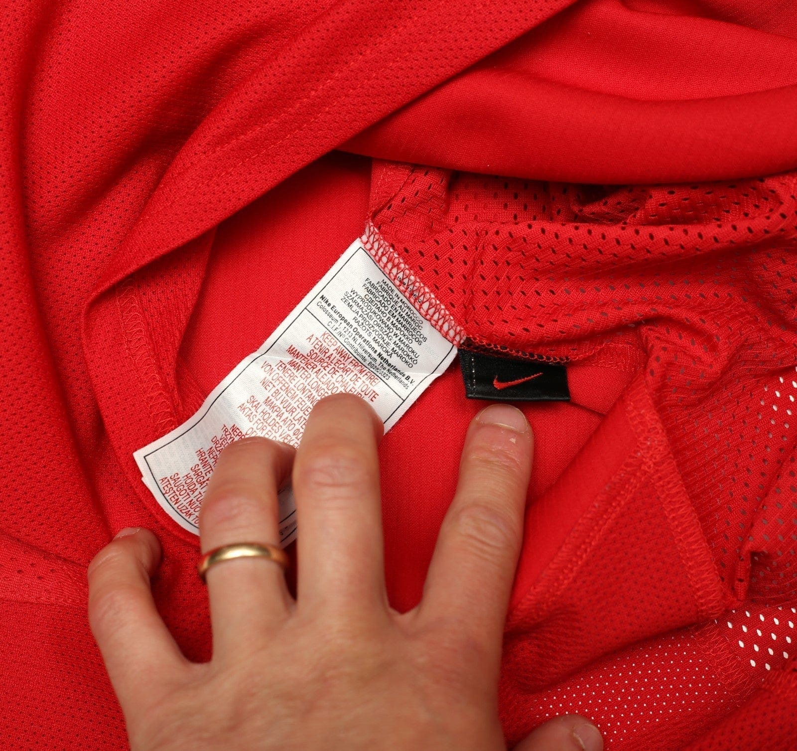 2004/06 RONALDO #7 Manchester United Vintage Nike Home Football Shirt (M)