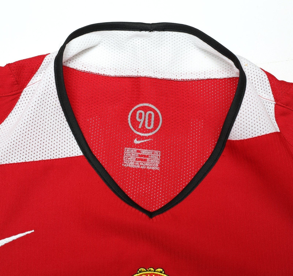 2004/06 RONALDO #7 Manchester United Vintage Nike Home Football Shirt (M)