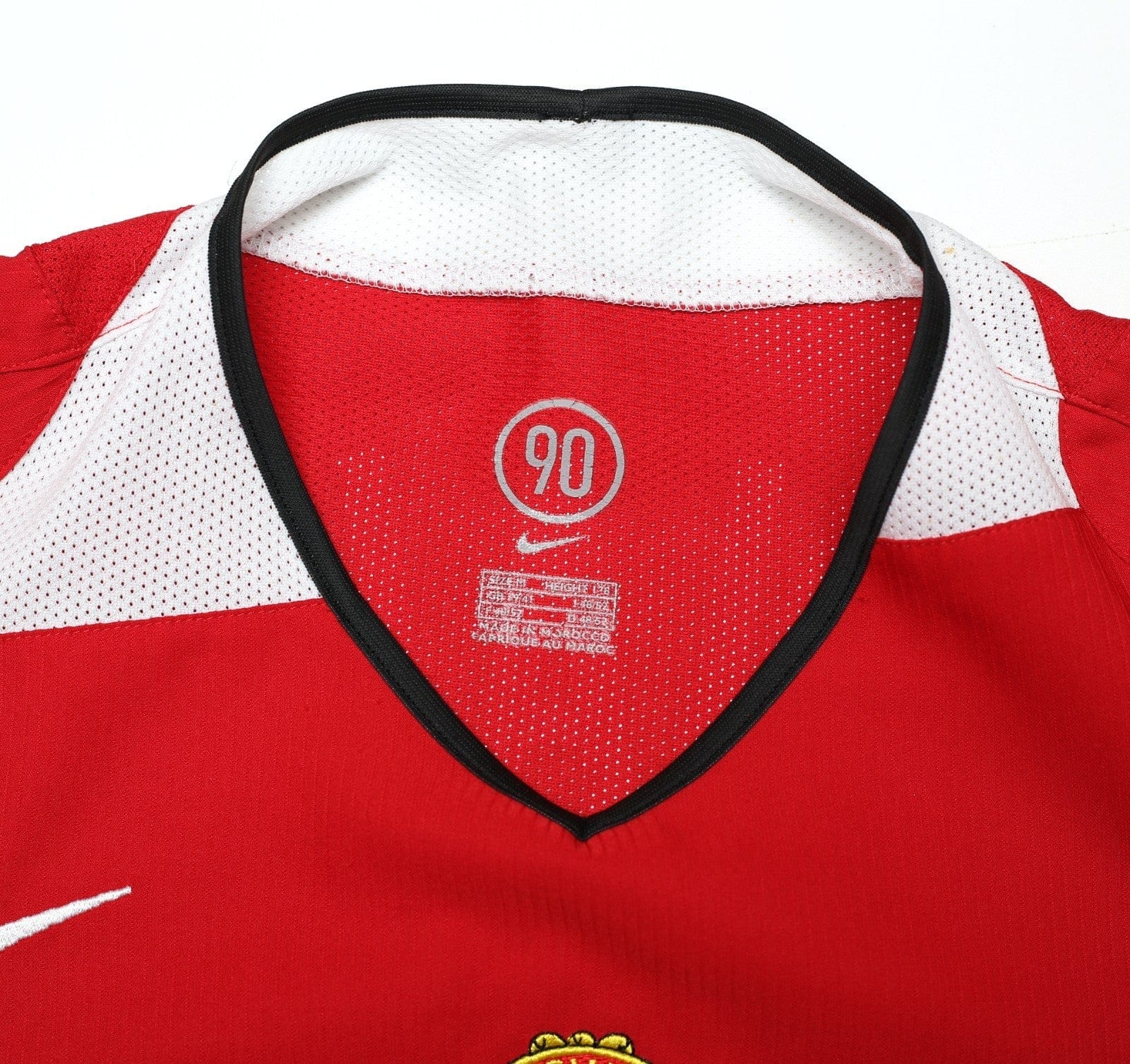 2004/06 RONALDO #7 Manchester United Vintage Nike Home Football Shirt (M)