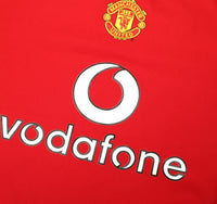 2004/06 RONALDO #7 Manchester United Vintage Nike Home Football Shirt (M)