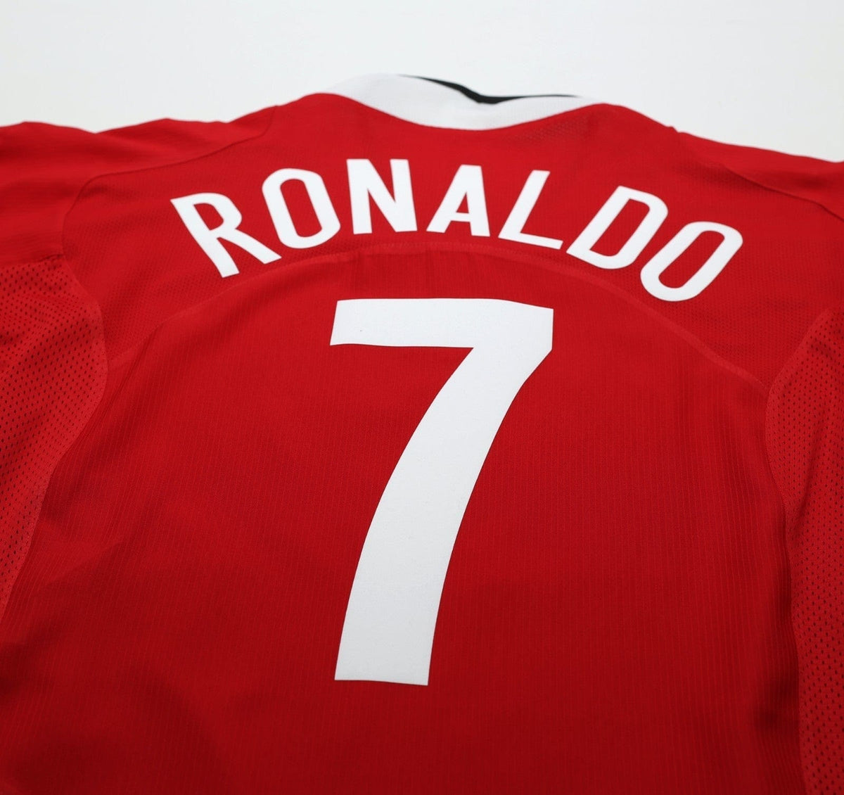 2004/06 RONALDO #7 Manchester United Vintage Nike Home Football Shirt (M)