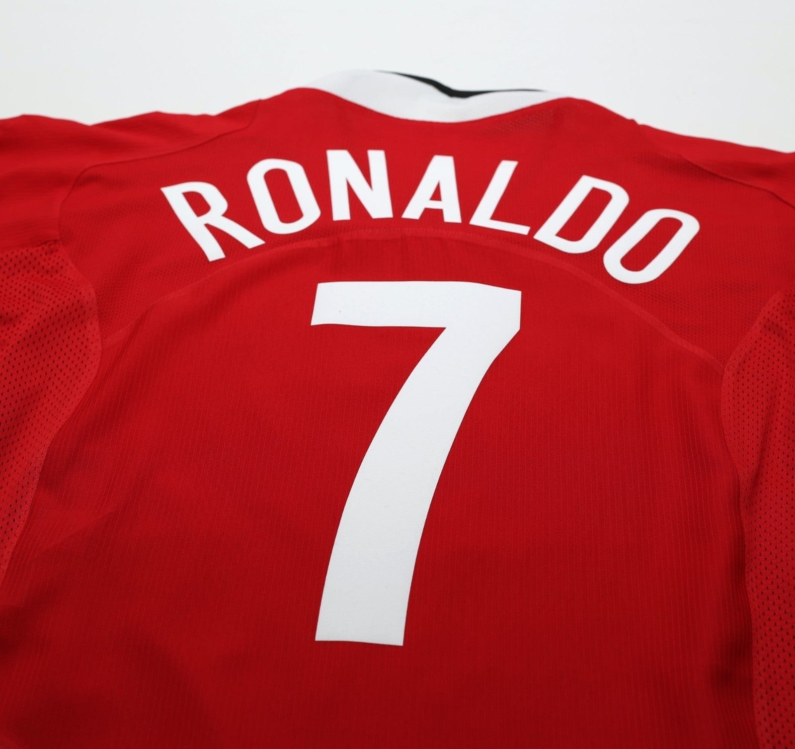 2004/06 RONALDO #7 Manchester United Vintage Nike Home Football Shirt (M)