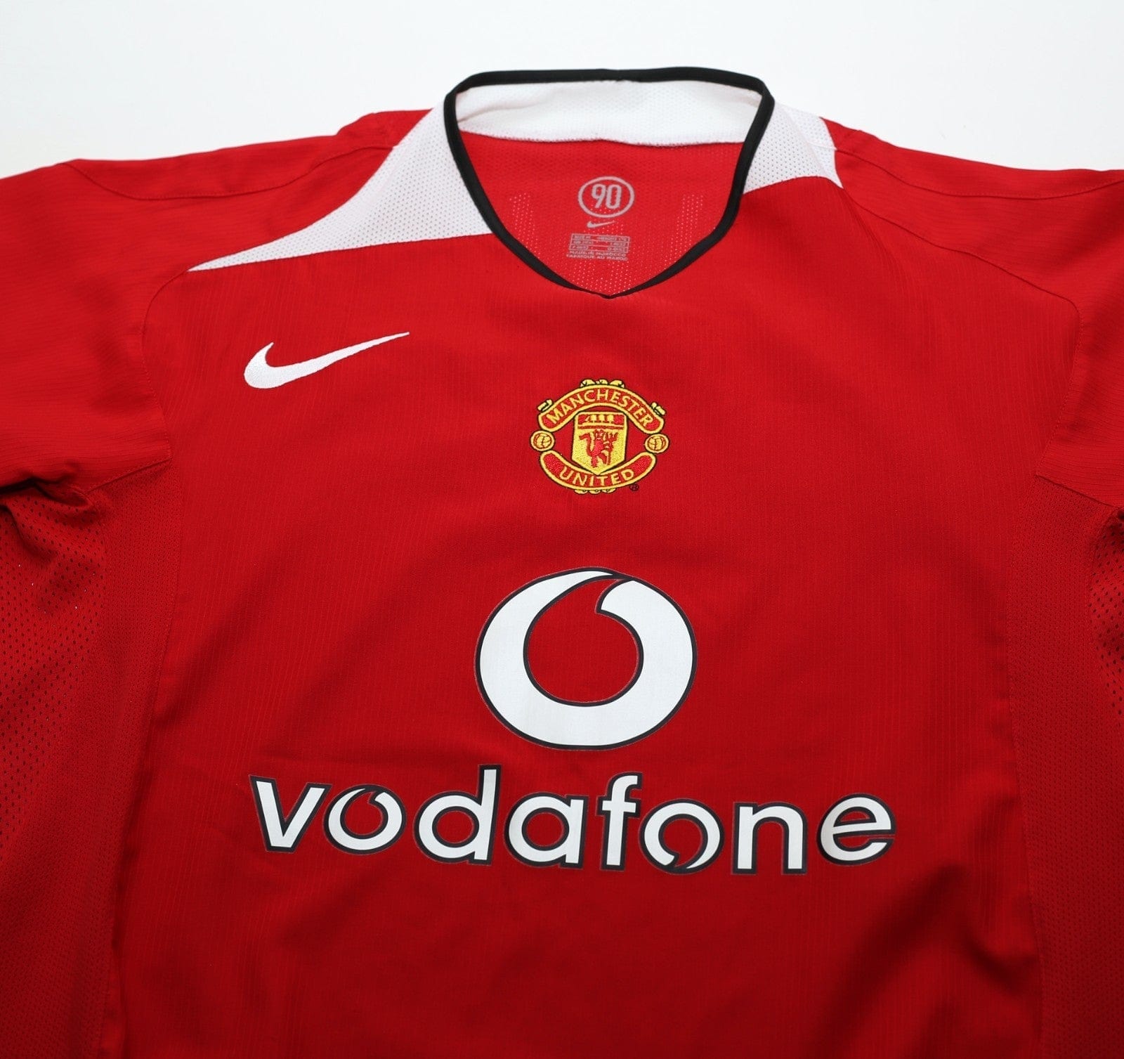 2004/06 RONALDO #7 Manchester United Vintage Nike Home Football Shirt (M)