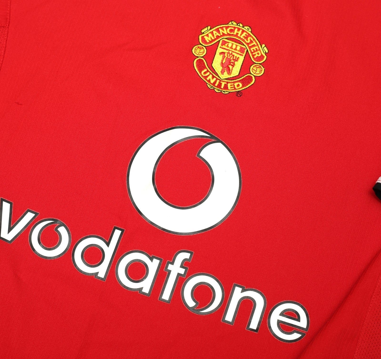 2004/06 RONALDO #7 Manchester United Vintage Nike Home Football Shirt (M)