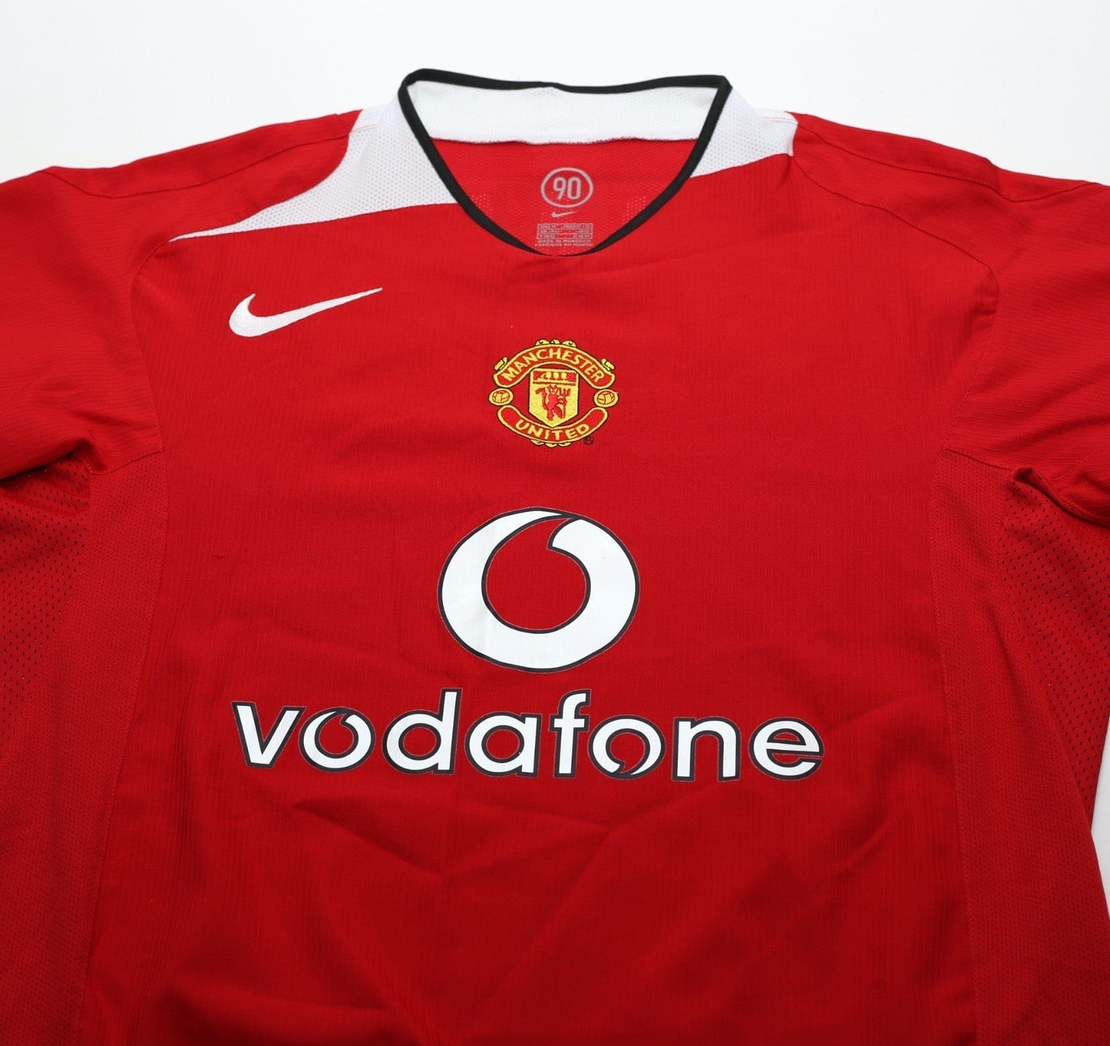 2004/06 RONALDO #7 Manchester United Vintage Nike Home Football Shirt (M)