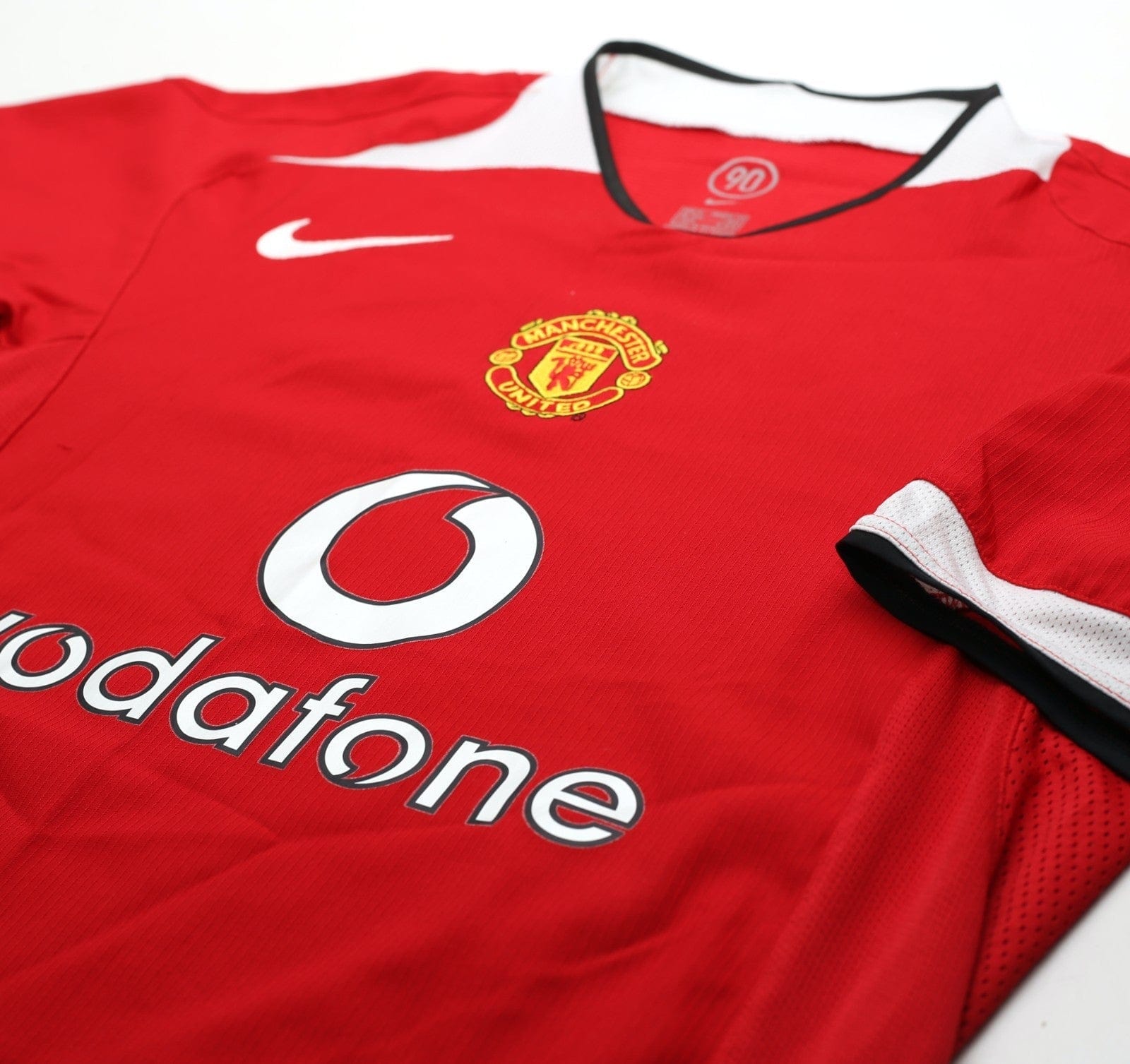 2004/06 RONALDO #7 Manchester United Vintage Nike Home Football Shirt (M)