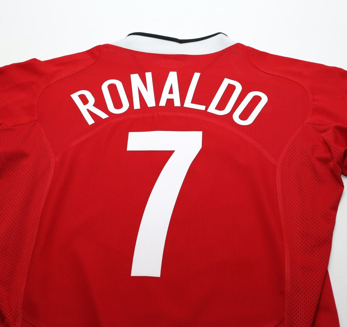 2004/06 RONALDO #7 Manchester United Vintage Nike Home Football Shirt (M)