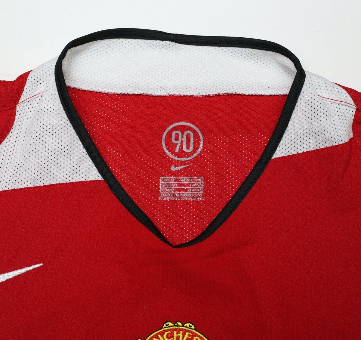 2004/06 RONALDO #7 Manchester United Vintage Nike Home Football Shirt (M)