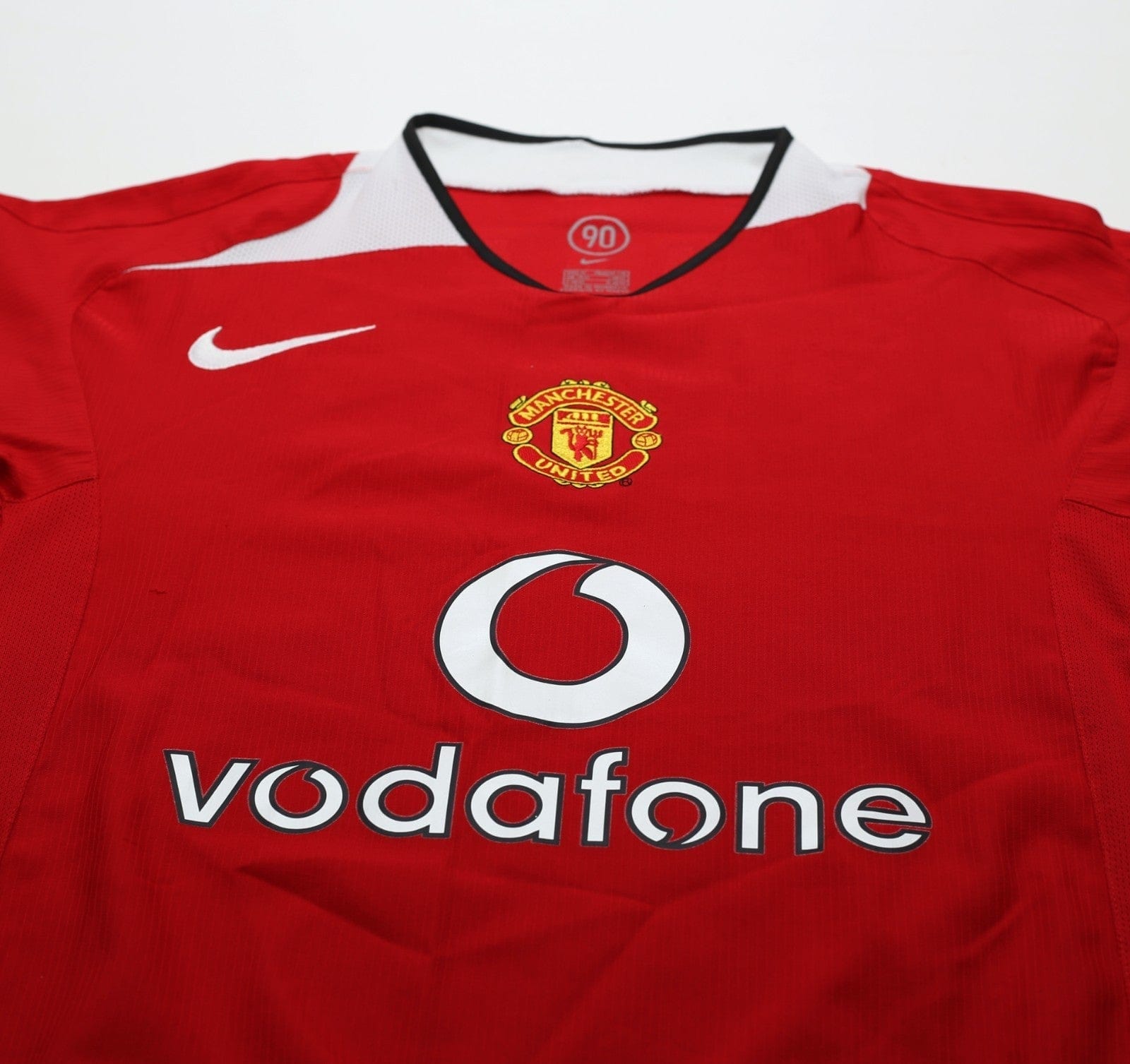 2004/06 RONALDO #7 Manchester United Vintage Nike Home Football Shirt (M)
