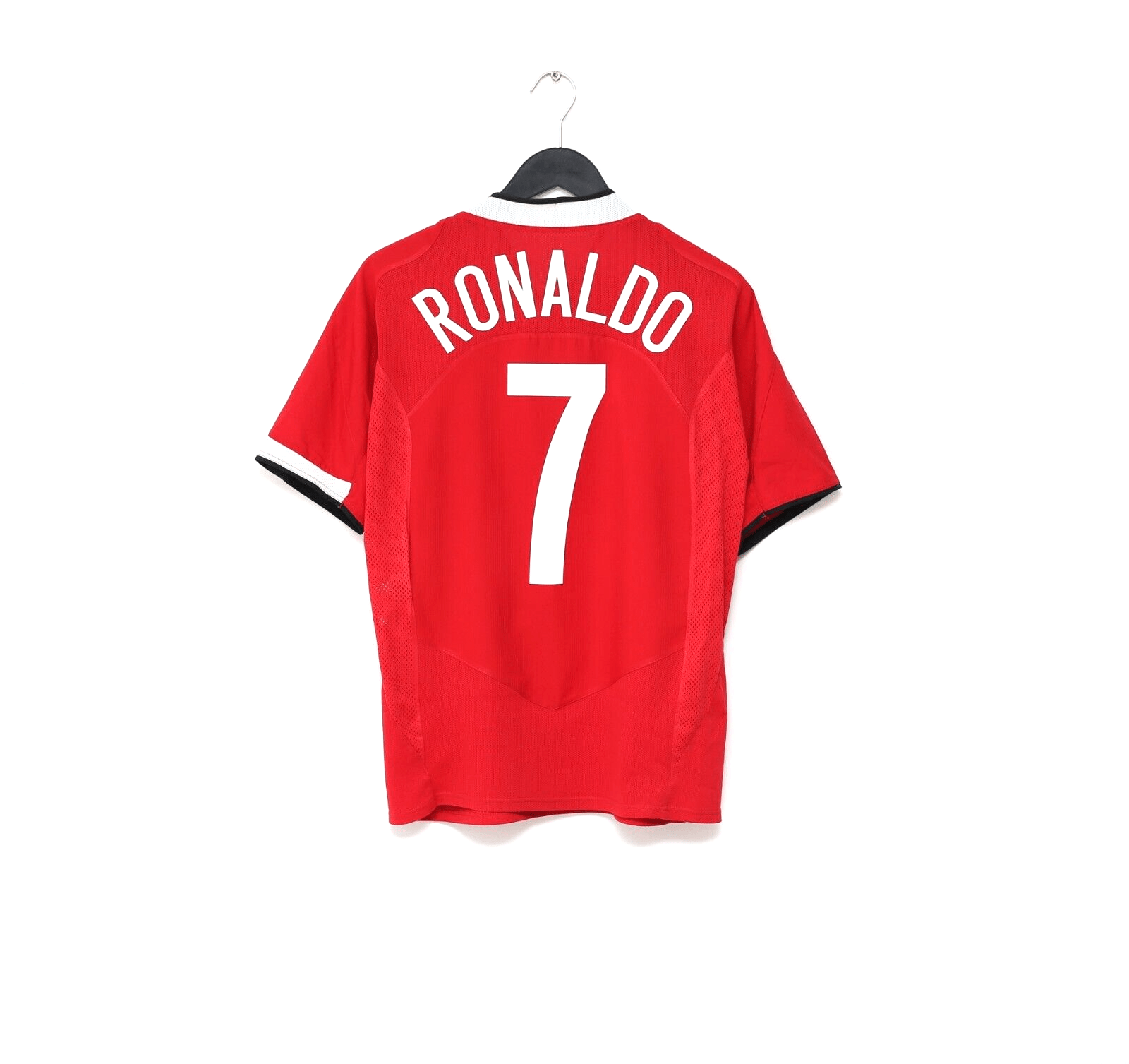 2004/06 RONALDO #7 Manchester United Vintage Nike Home Football Shirt (M)