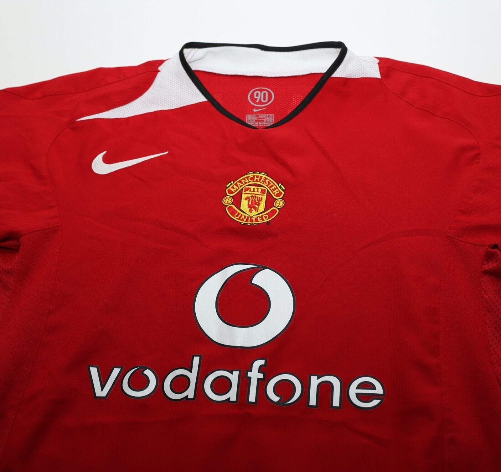 2004/06 RONALDO #7 Manchester United Vintage Nike Home Football Shirt (M)