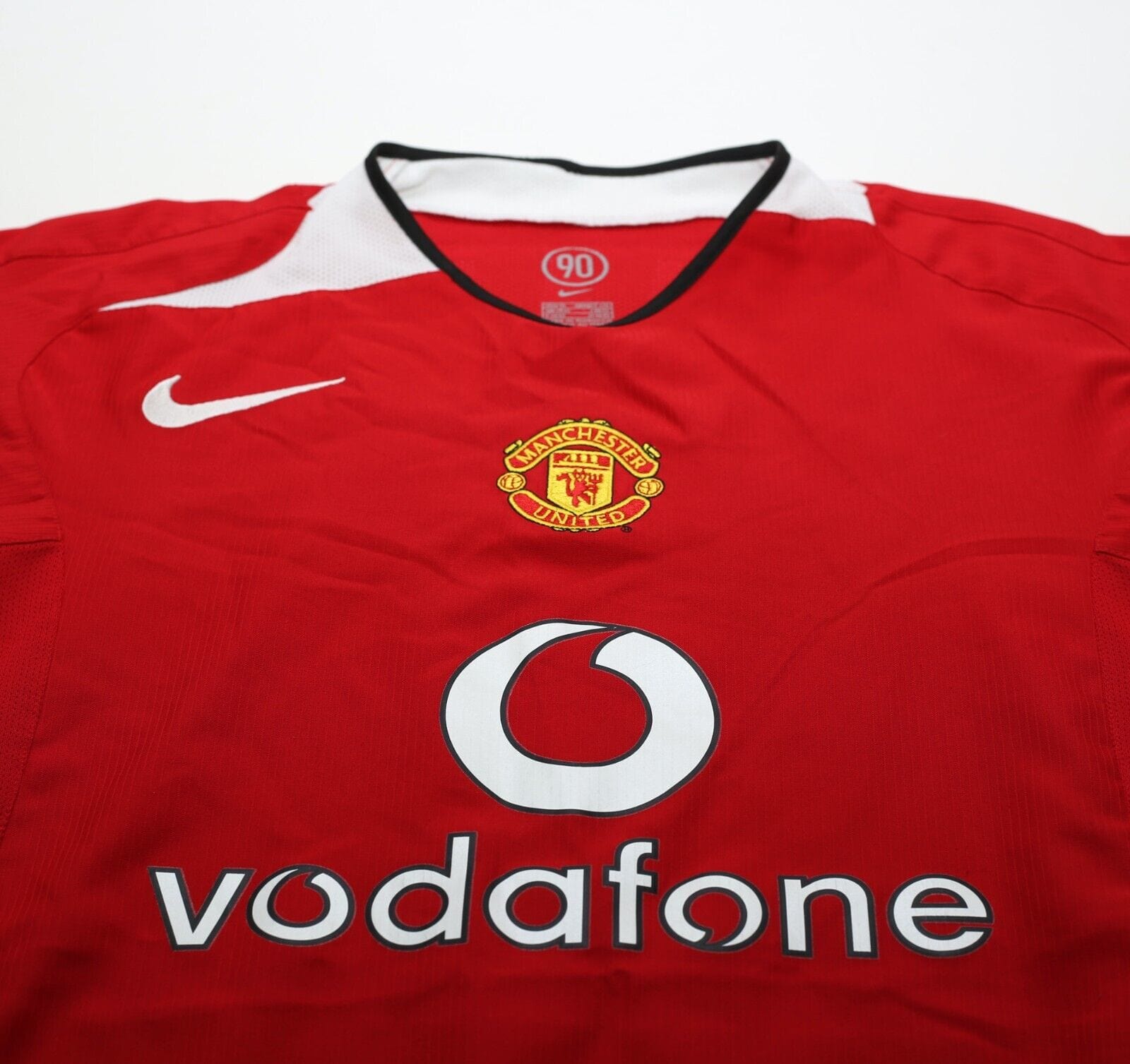 2004/06 RONALDO #7 Manchester United Vintage Nike Home Football Shirt (M)