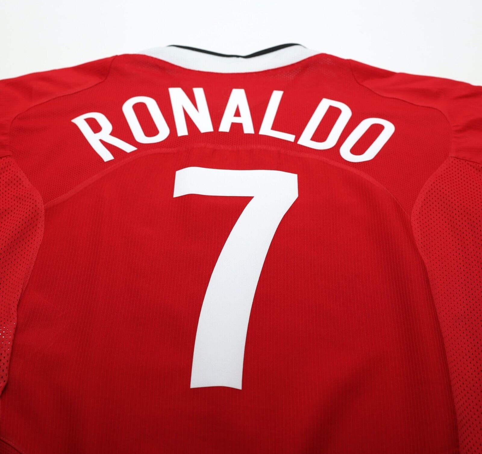 2004/06 RONALDO #7 Manchester United Vintage Nike Home Football Shirt (M)