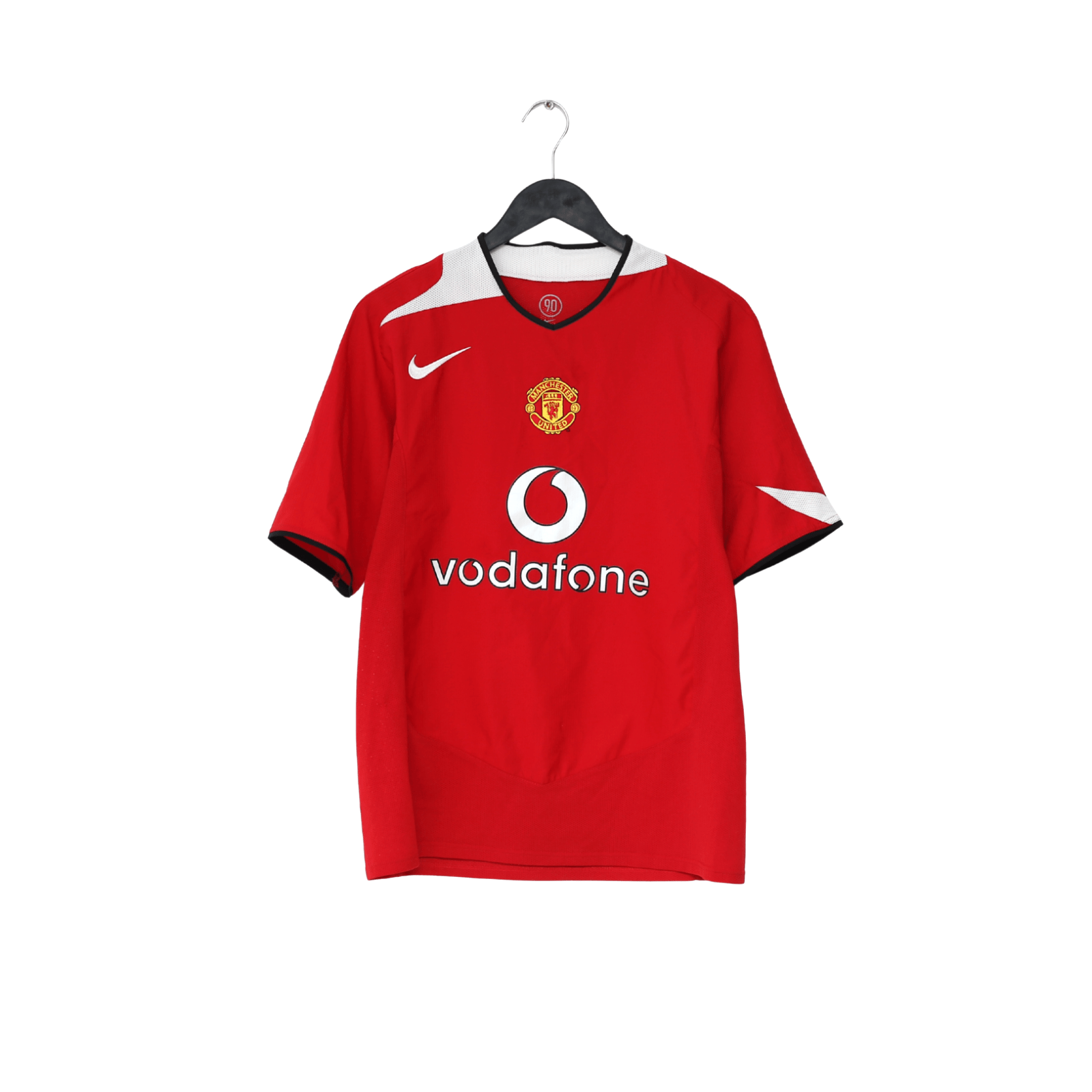 2004/06 RONALDO #7 Manchester United Vintage Nike UCL Home Football Shirt (M)