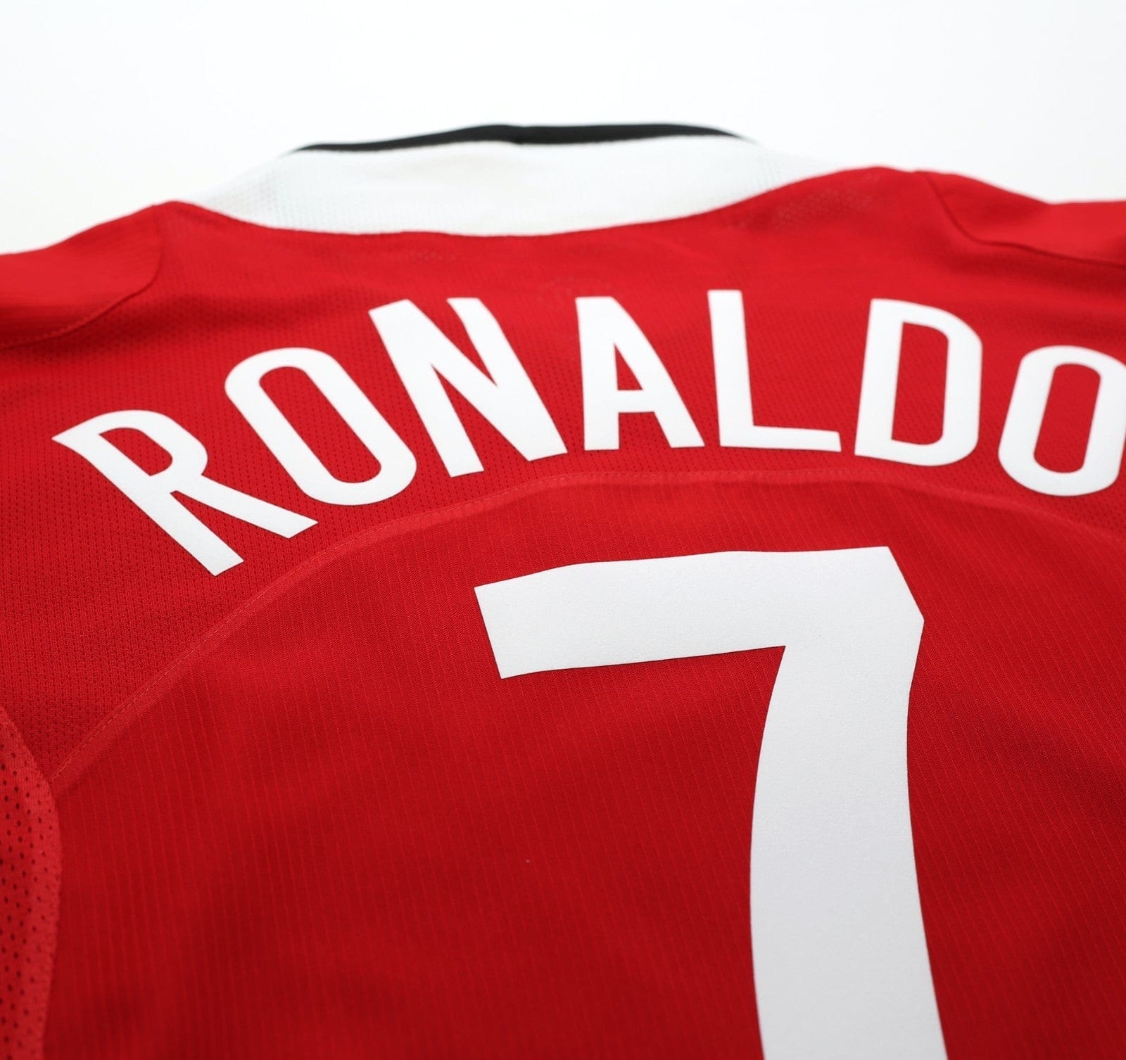 2004/06 RONALDO #7 Manchester United Vintage Nike UCL Home Football Shirt (M)