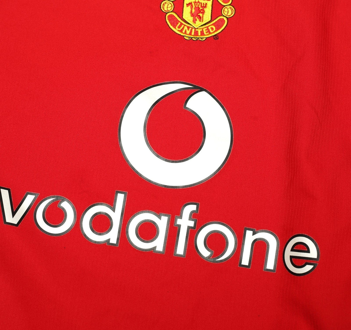 2004/06 RONALDO #7 Manchester United Vintage Nike UCL Home Football Shirt (M)