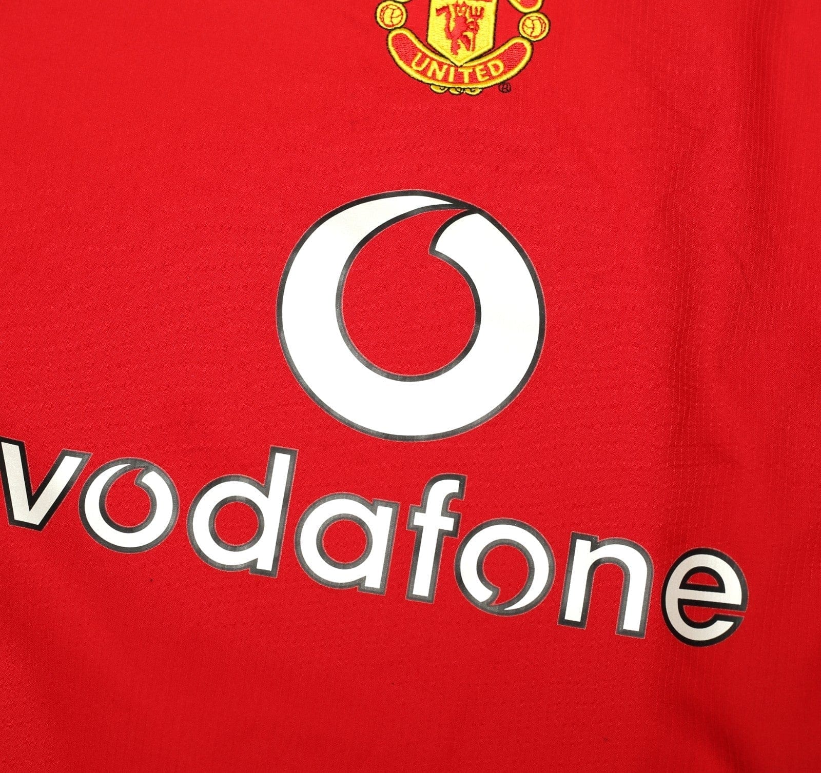 2004/06 RONALDO #7 Manchester United Vintage Nike UCL Home Football Shirt (M)