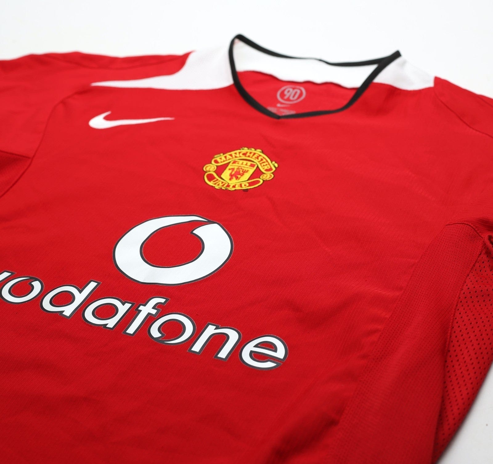 2004/06 RONALDO #7 Manchester United Vintage Nike UCL Home Football Shirt (M)