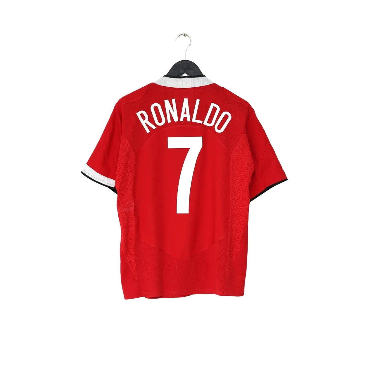 2004/06 RONALDO #7 Manchester United Vintage Nike UCL Home Football Shirt (M)