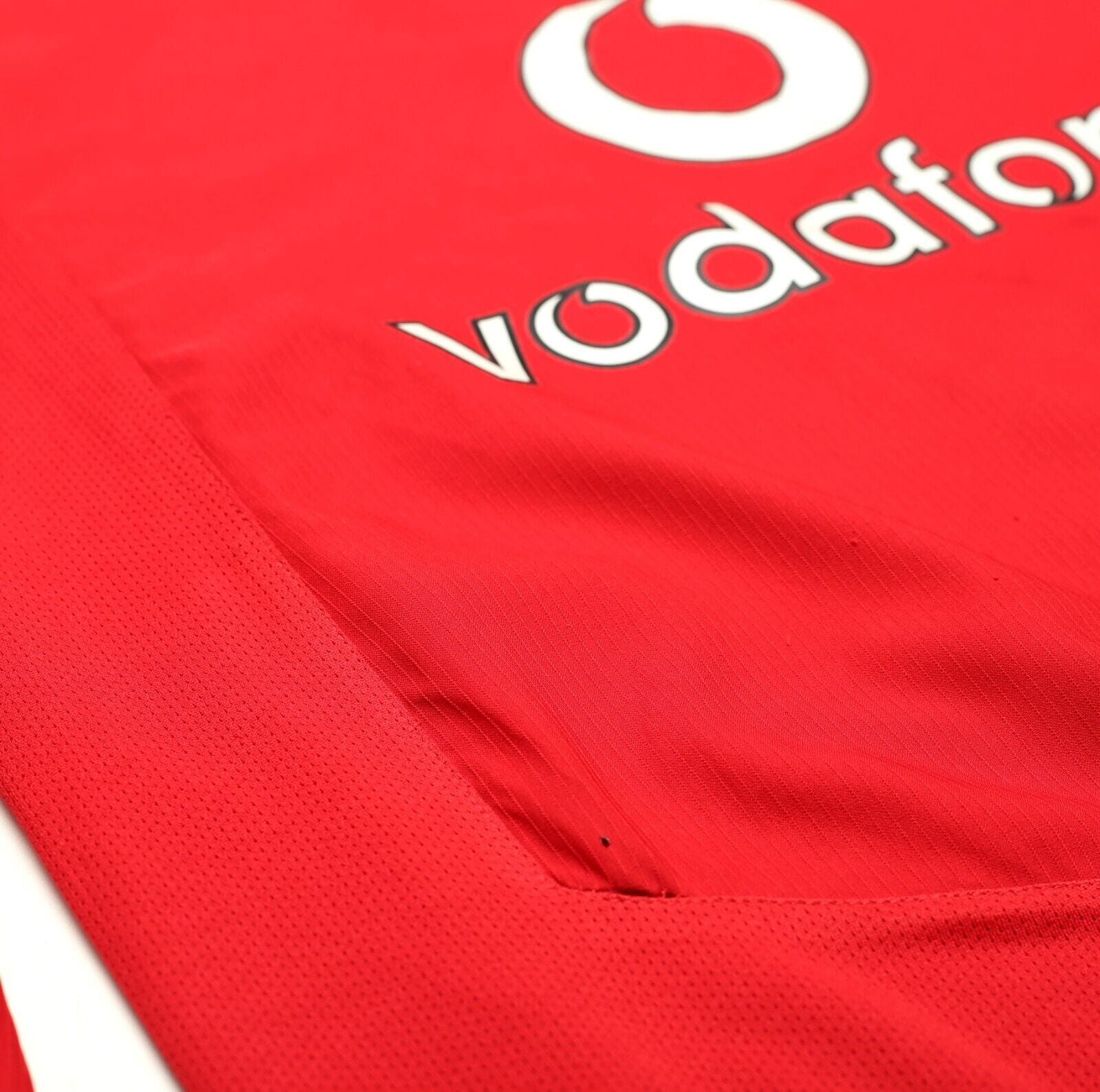 2004/06 RONALDO #7 Manchester United Vintage Nike UCL LS Home Football Shirt (L)