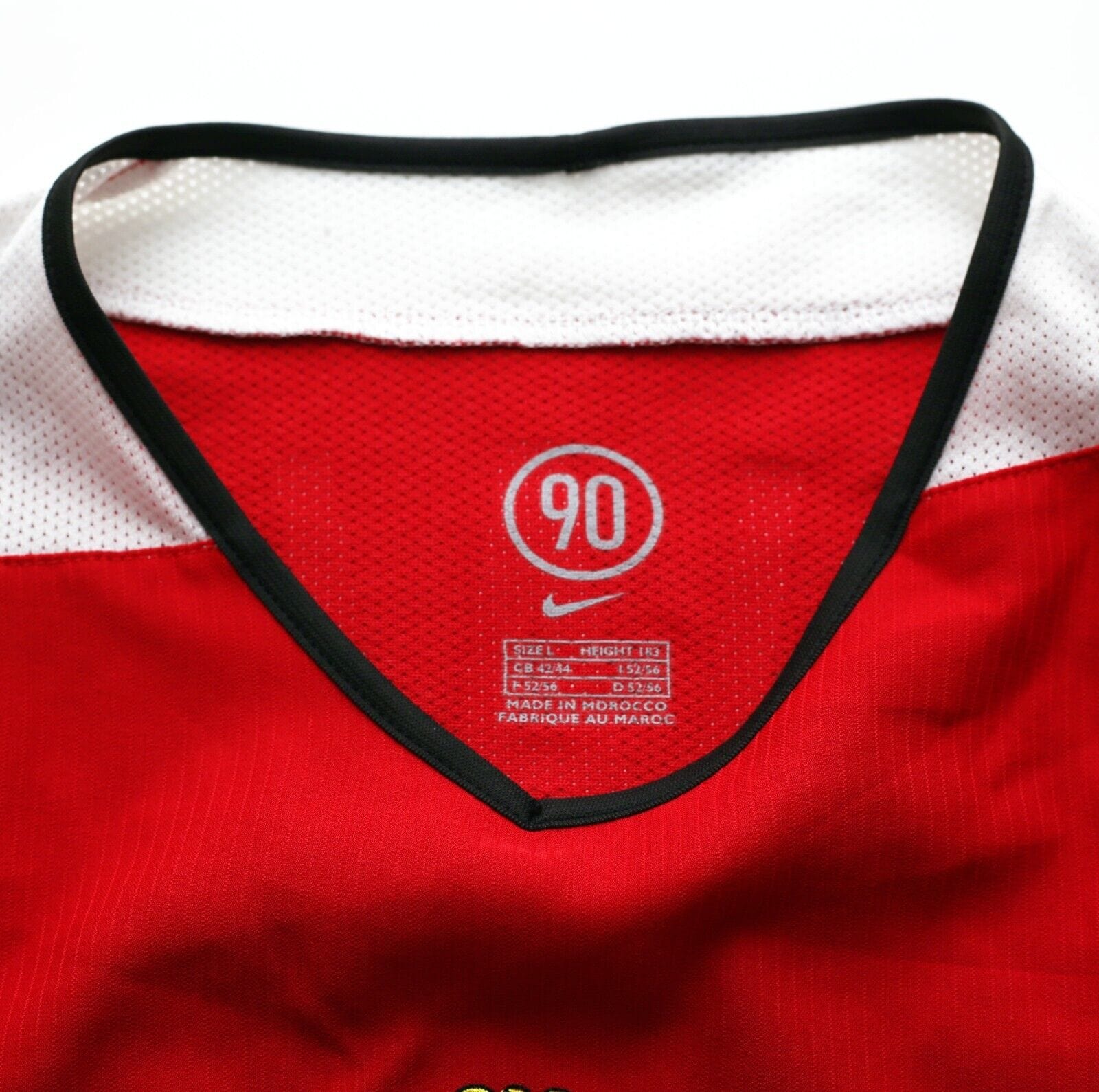 2004/06 RONALDO #7 Manchester United Vintage Nike UCL LS Home