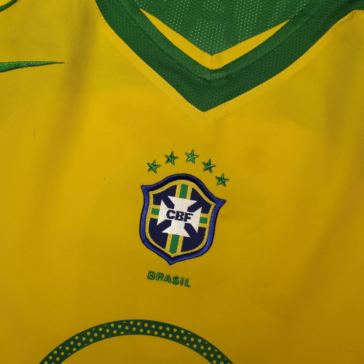 2004/06 Ronaldo #9 Brazil Vintage Nike Home Football Shirt (L) Total 90