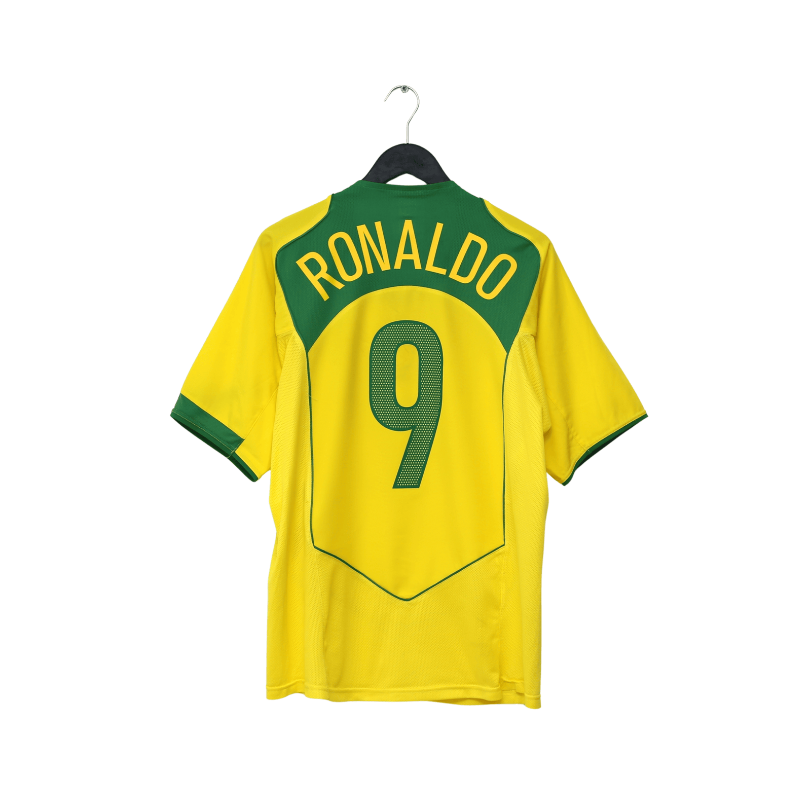2004/06 Ronaldo #9 Brazil Vintage Nike Home Football Shirt (L) Total 90
