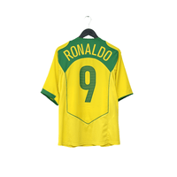2004/06 Ronaldo #9 Brazil Vintage Nike Home Football Shirt (L) Total 90