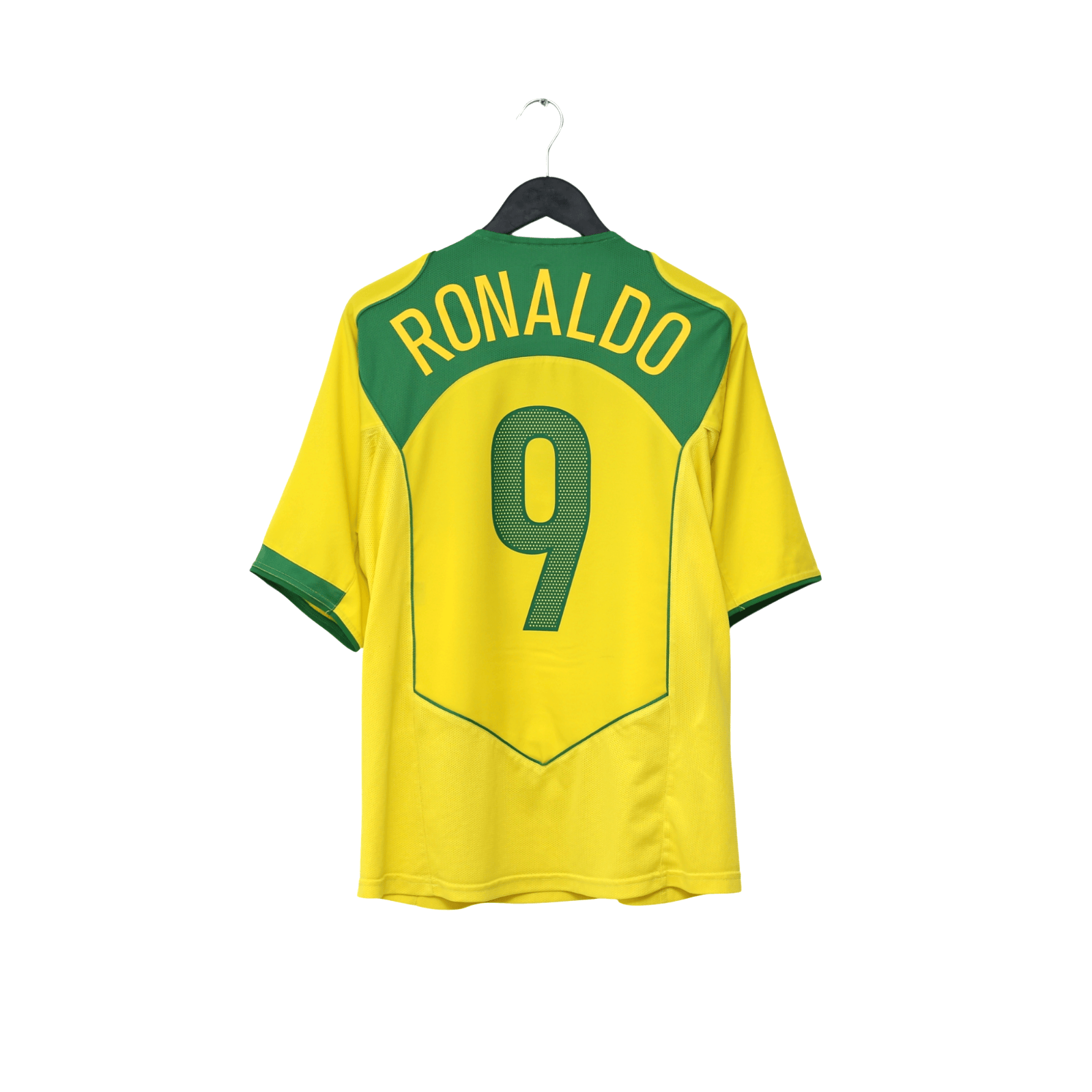 2004/06 Ronaldo #9 Brazil Vintage Nike Home Football Shirt (L) Total 90