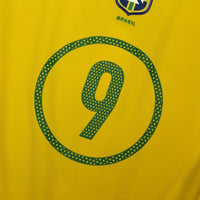2004/06 Ronaldo #9 Brazil Vintage Nike Home Football Shirt (L) Total 90