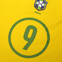 2004/06 Ronaldo #9 Brazil Vintage Nike Home Football Shirt (L) Total 90