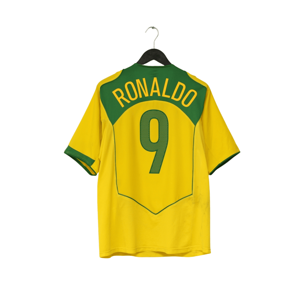 2004/06 Ronaldo #9 Brazil Vintage Nike Home Football Shirt (L) Total 90