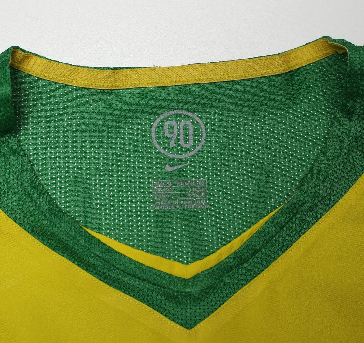 2004/06 RONALDO #9 Brazil Vintage Nike Home Football Shirt (XL) Total 90