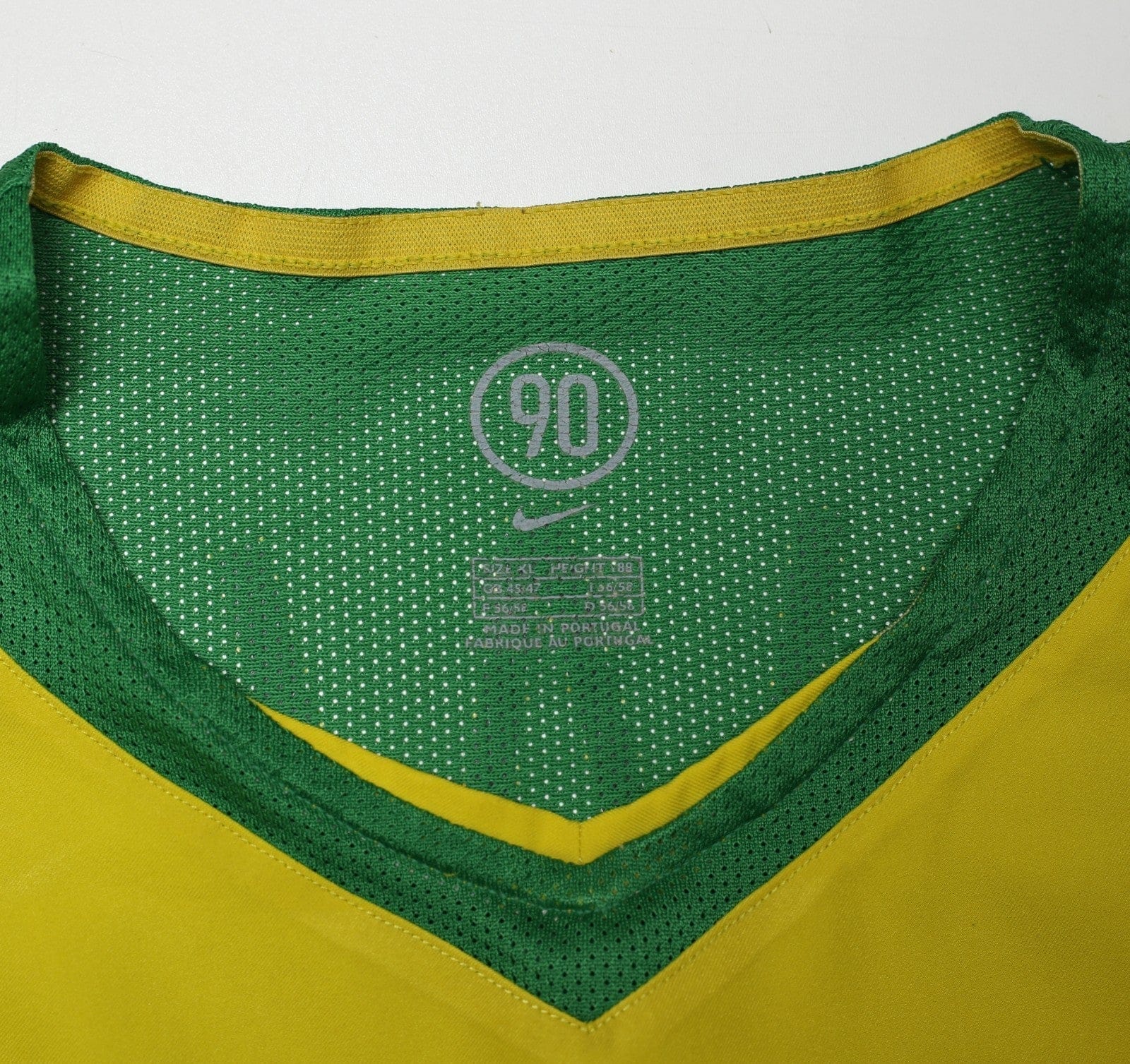 2004/06 RONALDO #9 Brazil Vintage Nike Home Football Shirt (XL) Total 90