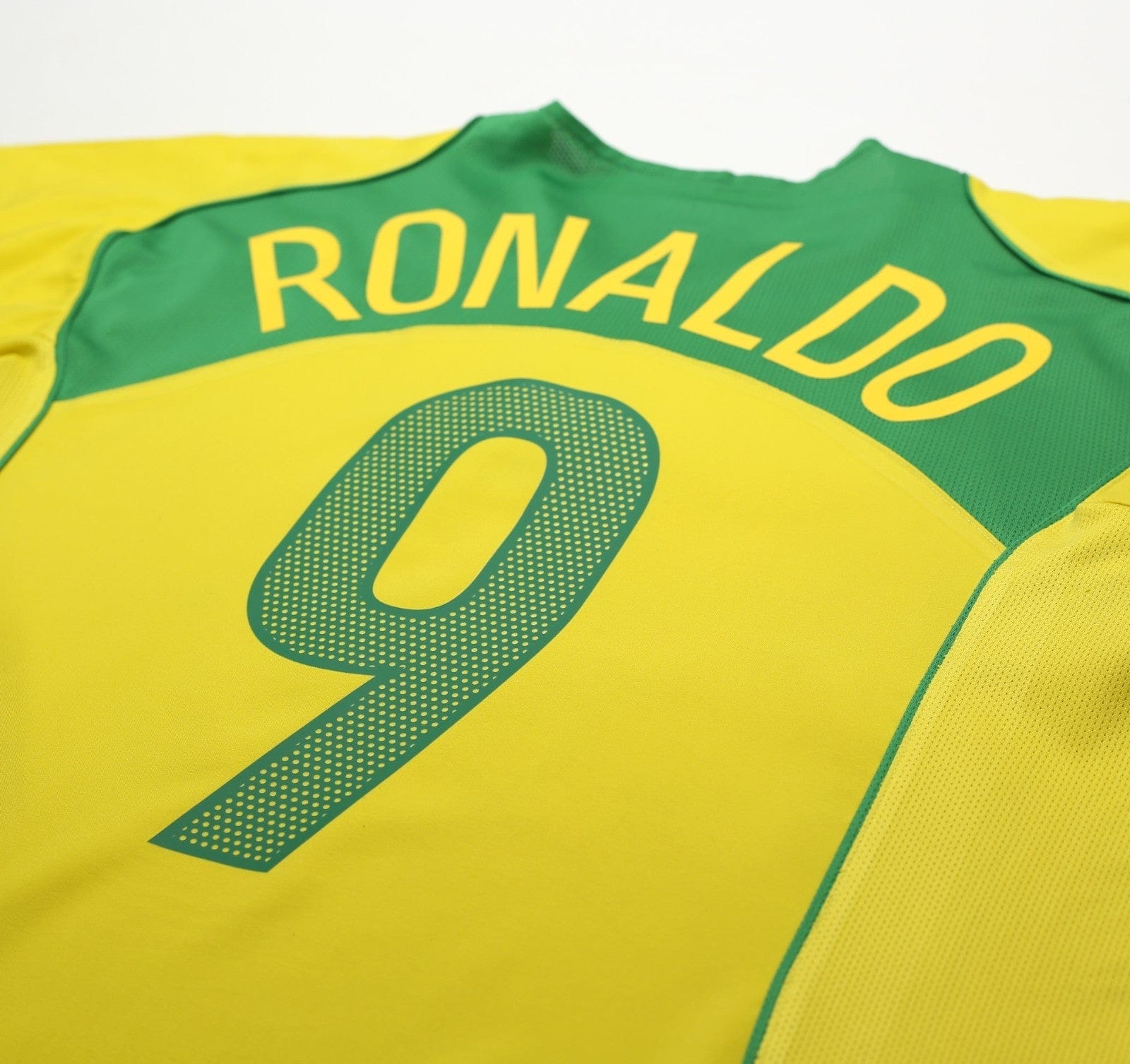 2004/06 RONALDO #9 Brazil Vintage Nike Home Football Shirt (XL) Total 90