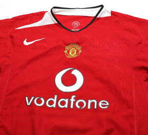 2004/06 ROONEY #8 Manchester United Vintage Nike CL Home Football Shirt (XL)