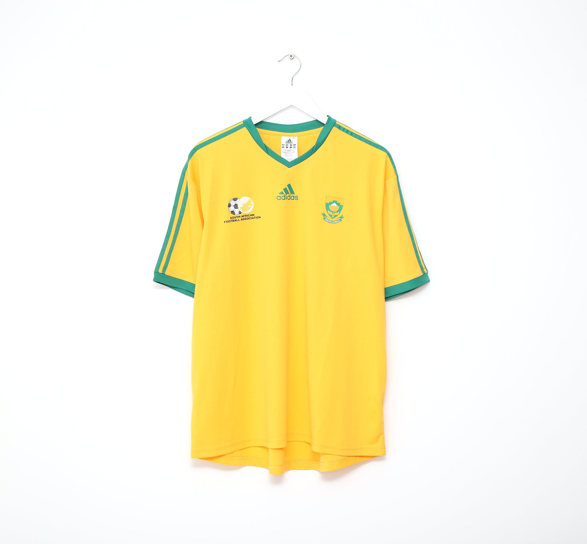 2004/06 SOUTH AFRICA Vintage Adidas Basic Home Football Shirt (XL)