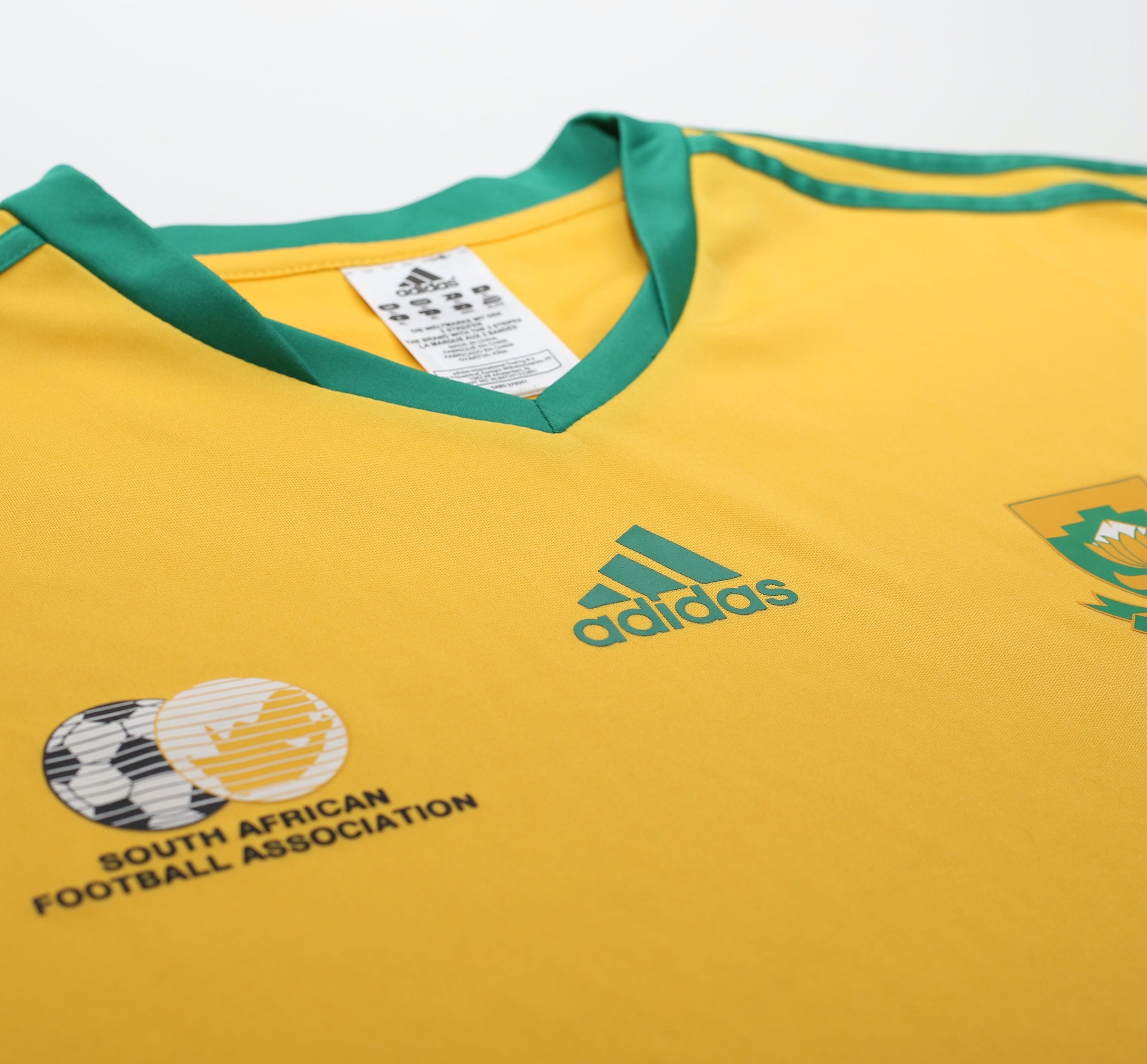 2004/06 SOUTH AFRICA Vintage Adidas Basic Home Football Shirt (XL)