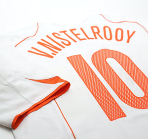 2004/06 VAN NISTELROOY #10 Holland Vintage Nike Away Football Shirt (XL)