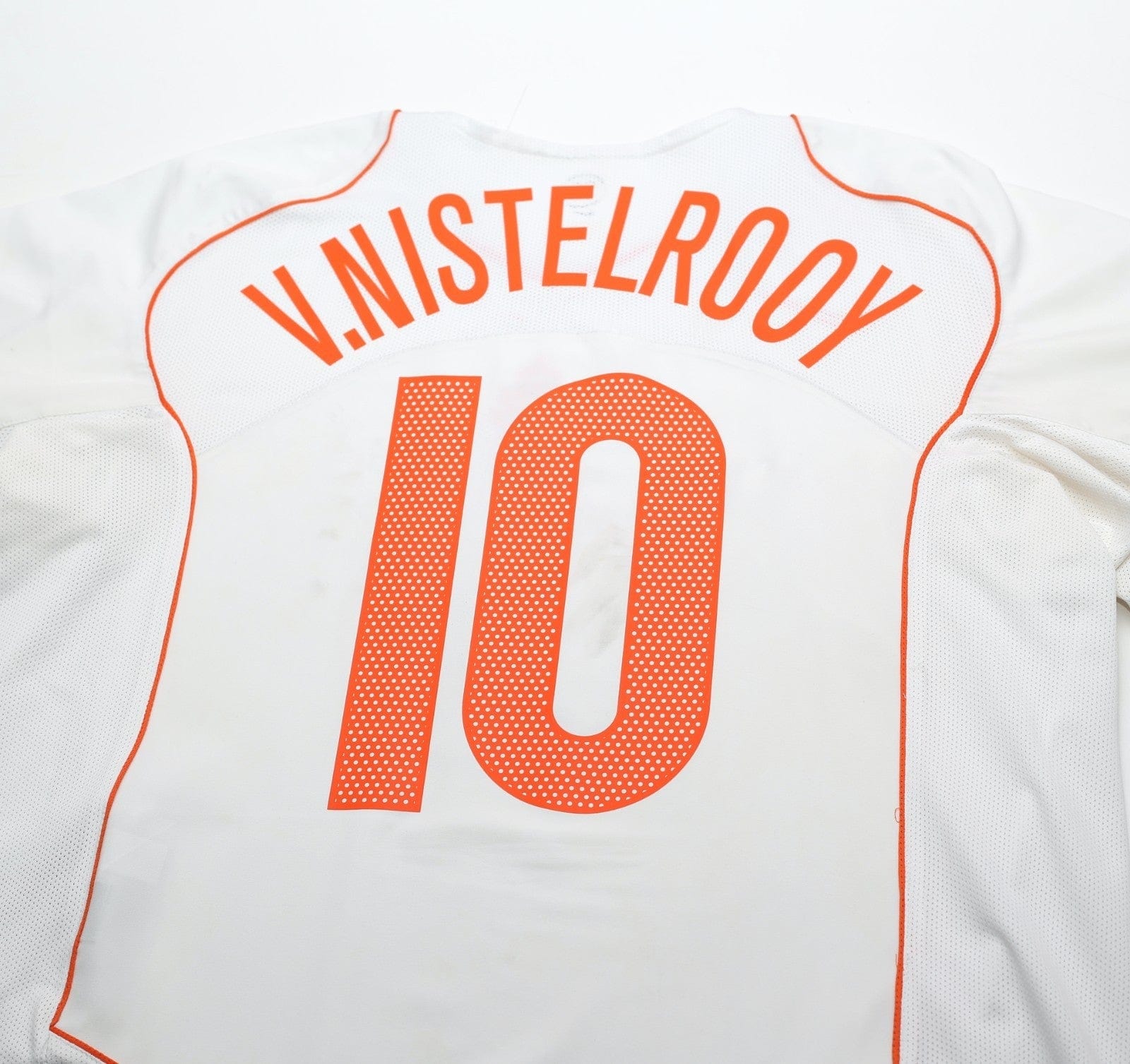 2004/06 VAN NISTELROOY #10 Holland Vintage Nike Away Football Shirt (X