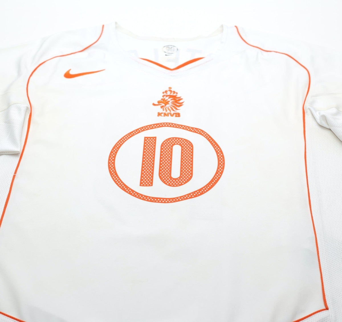 2004/06 VAN NISTELROOY #10 Holland Vintage Nike Away Football Shirt (XL)
