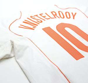 2004/06 VAN NISTELROOY #10 Holland Vintage Nike Away Football Shirt (XL)